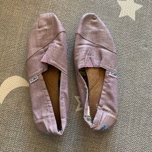 Purple Glitter TOMS